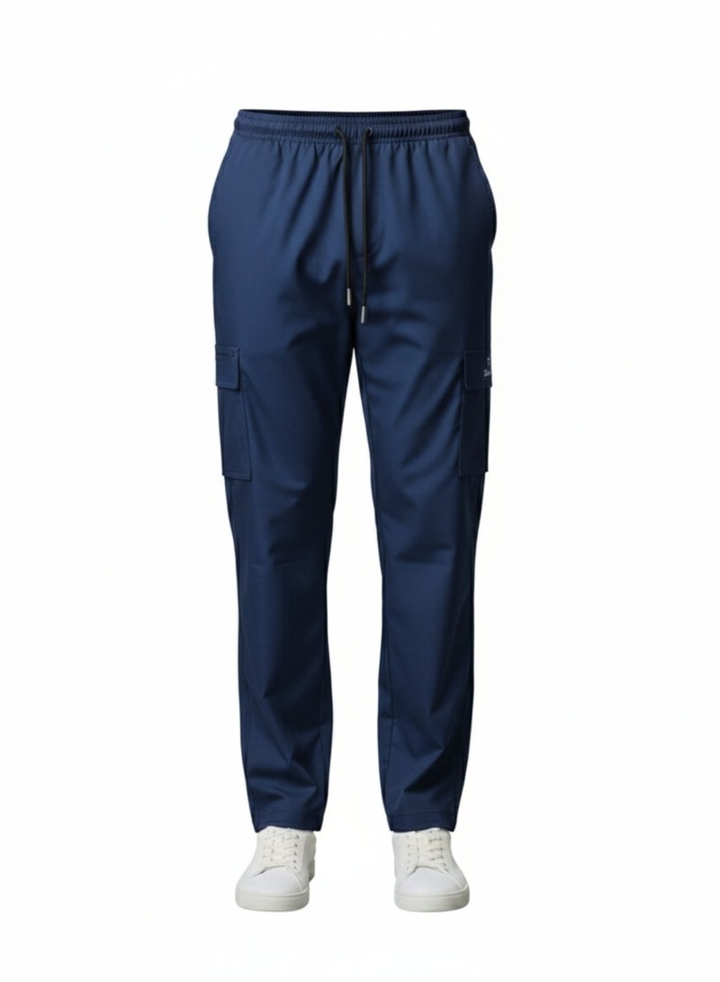 سبال بنطال رياضي للجنسين من SPALL – بنطال جوجرز رياضي فاخر للرجال والنساء، مريح للتدريب والتمارين، أسود أزرق خمري، المقاسات M L XL - Image 1